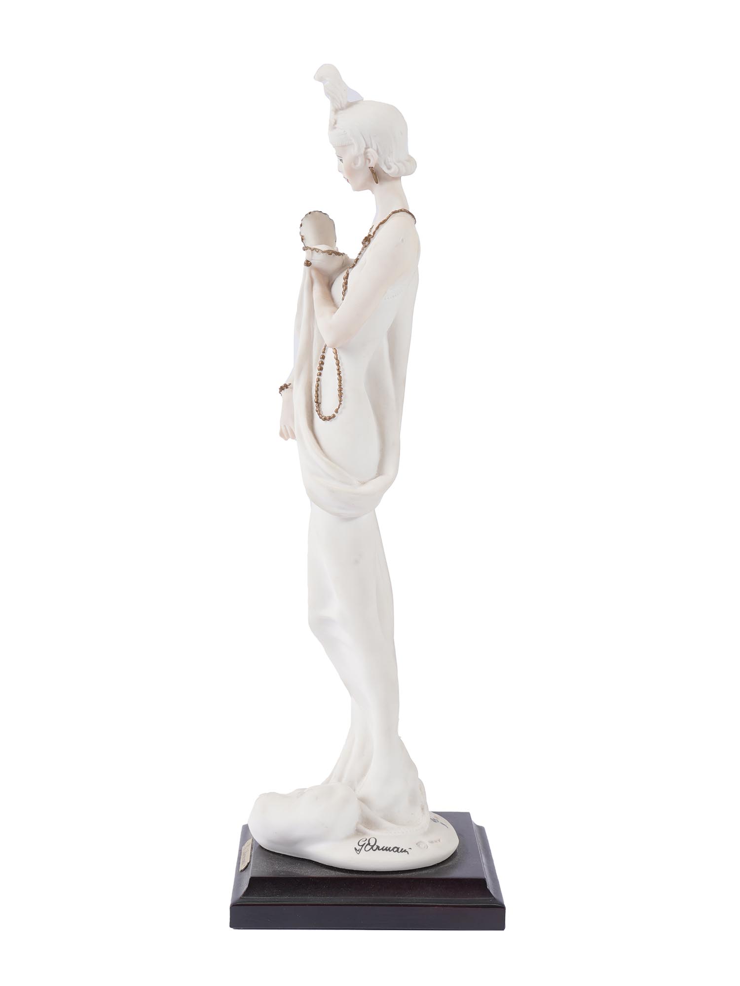 GIUSEPPE ARMANI CAPODIMONTE PORCELAIN STATUE 1987 PIC-3